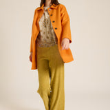 Mandarin cloth coat