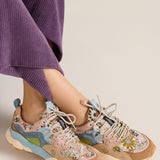 Zapatilla jaquard light blue