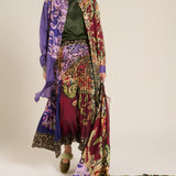 Falda ceto geométrico floral