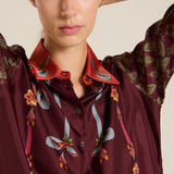 Camisa estampada guirnalda