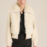 Cazadora cashmere blanca