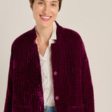 Chacheta velvet bordeaux