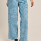 Boyfriend Paisley Jeans