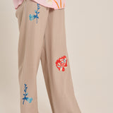 CARMINE BEGONIA PANTS