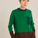 Jersey bolsillo verde