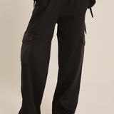 PANTALÓN CARGO NEGRO