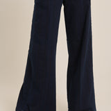 Flared Blue Sequin Pants