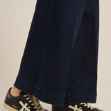 Flared Blue Sequin Pants