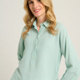 Camisa Blanka teal