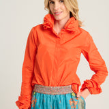 Camisa tecno multicuellos Papaya