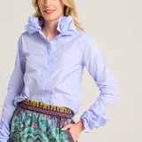 Camisa tecno multicuellos viola