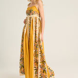 Vestido stripes sand