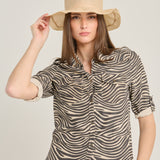 Ivory Zebra Overshirt