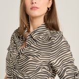 Ivory Zebra Overshirt