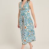 Floral tile dress