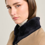 Sara Suede Lagoon Coat