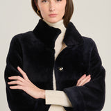 Sara Suede Lagoon Coat