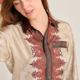 Camiseta aloe paisley