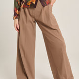 Pantalón petra palazzo camel