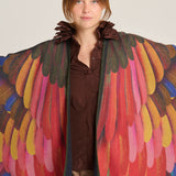 Poncho pancake plumas