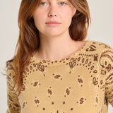 Jersey mela bandana bico latte anis