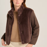 Chaqueta Ecofur fondente RESORT