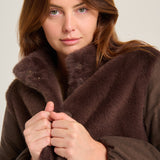 Chaqueta Ecofur fondente RESORT