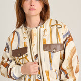 Bomber equestrian scarf