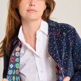 Chaqueta velvet embroidery