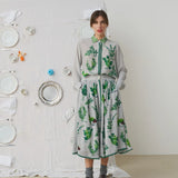 Falda mona green