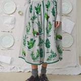 Falda mona green