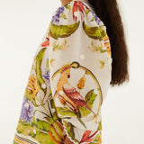 Tropical Scarf Sand Shirt