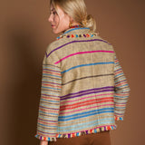 Sand Striped Jacket