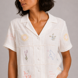 Camisa giada blanc