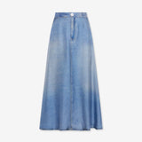 Falda aloe vaquera seda