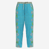 Pantalón aloe spring turquesa estrecho