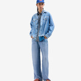 Pantalón aloe vaquero seda