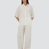 Camisa blanca lino