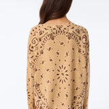 Mela Bandana Bico Latte Anise Sweater