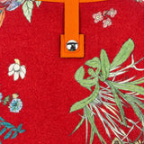 Chaleco Josephine  floral naranja