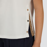 White T-Shirt with Hook
