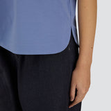 Top  Azzurro Grigiato