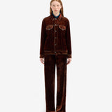 Chaqueta kanpur/s terciopelo cobre