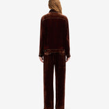 Chaqueta kanpur/s terciopelo cobre