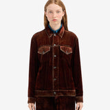 Chaqueta kanpur/s terciopelo cobre