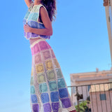 Chaleco princesse pastels