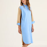 Vestido camel blue