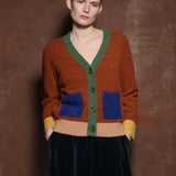 Chaqueta multicolor alpaca