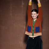 Chaqueta multicolor alpaca