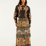 Chaqueta flower cutwork